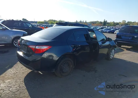 2016 Toyota Corolla Le из США, поврежденный, VIN 5YFBURHE7GP446017